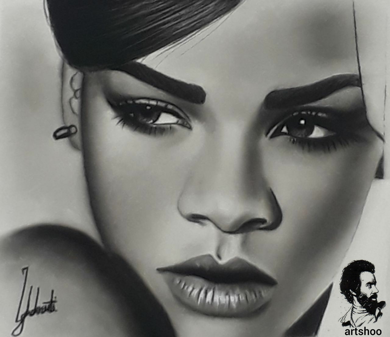 نقاشی سیاه قلم